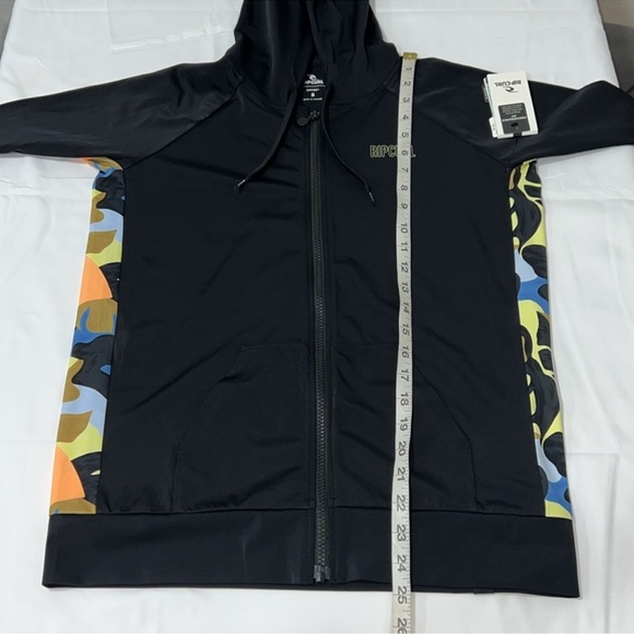 Rip Curl High Tide UV Zip Through Long Sleeve Rash Vest, SMALL - Picture 11 of 13